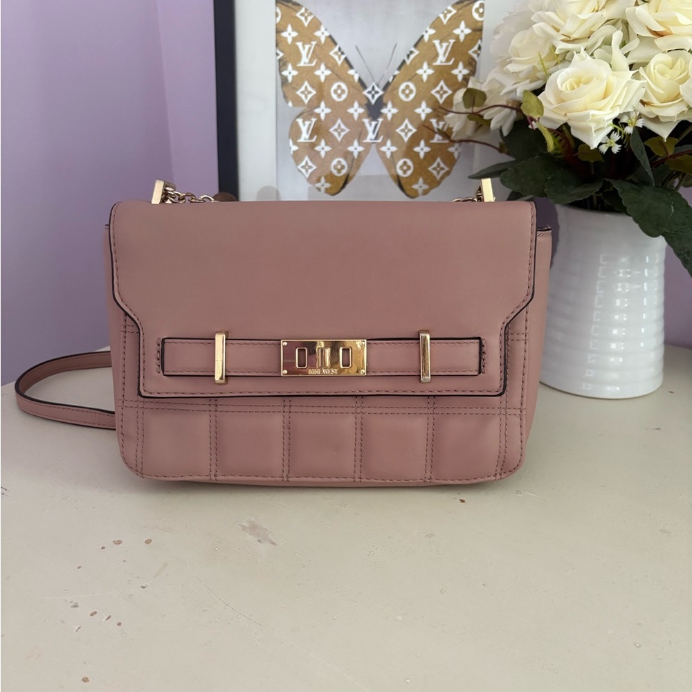 Elegant Nine West blush pink Designer Crossbody Bag